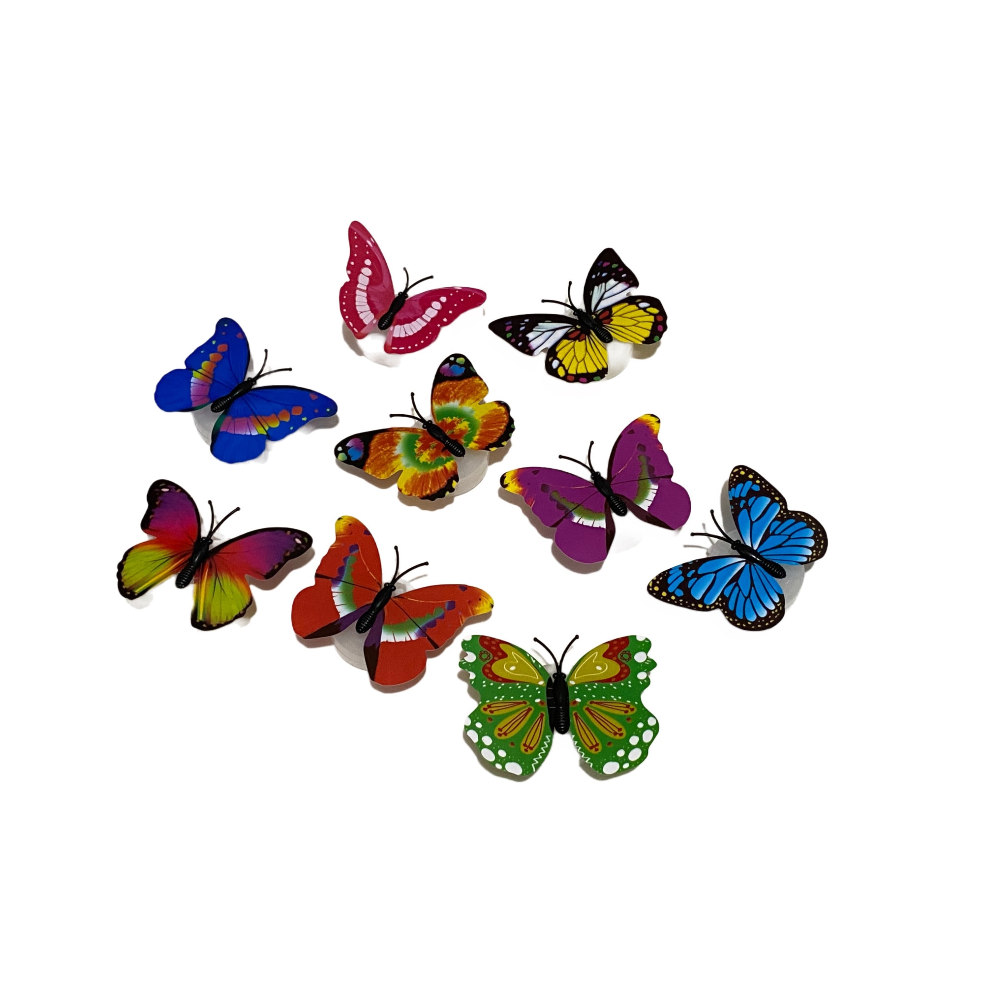 Imagine pentru Fluturasi cu LED decorativi, set 9 buc