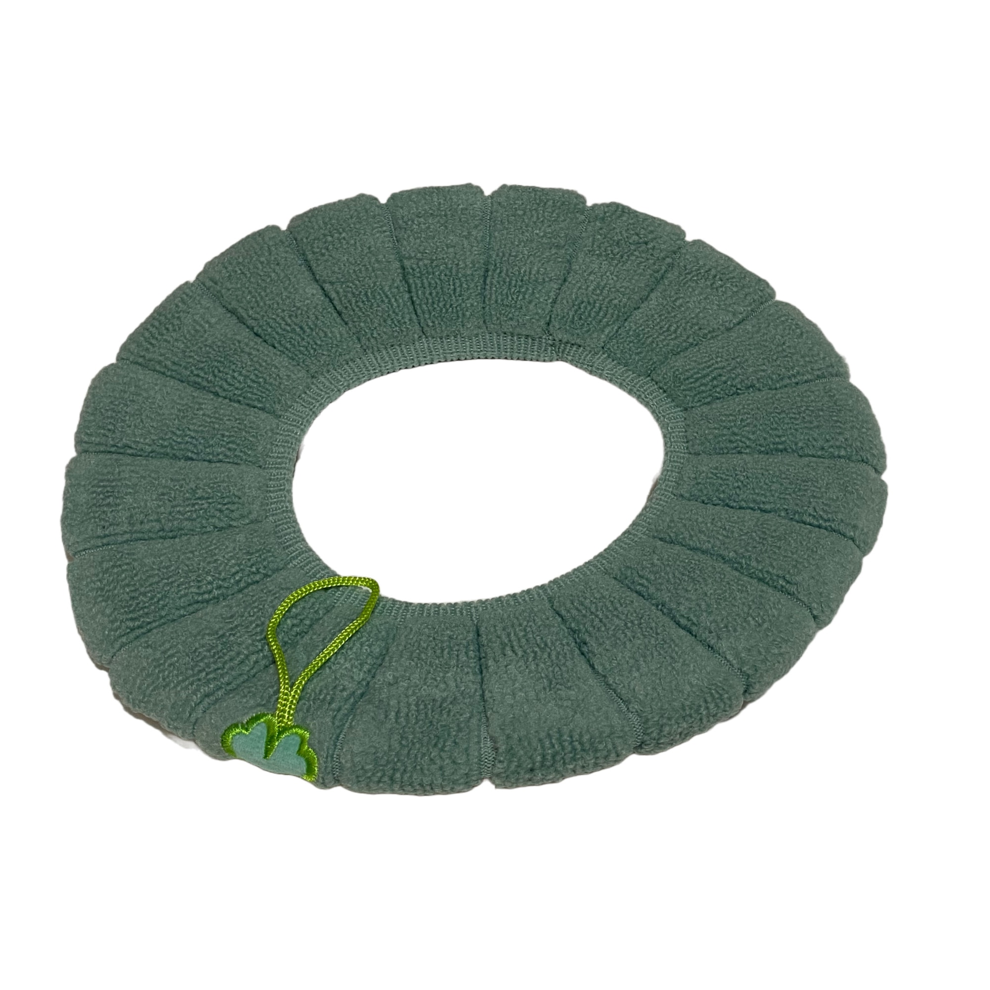 Imagine pentru Husa scaun toaleta pufoasa, material elastic flausat, marime universala, verde