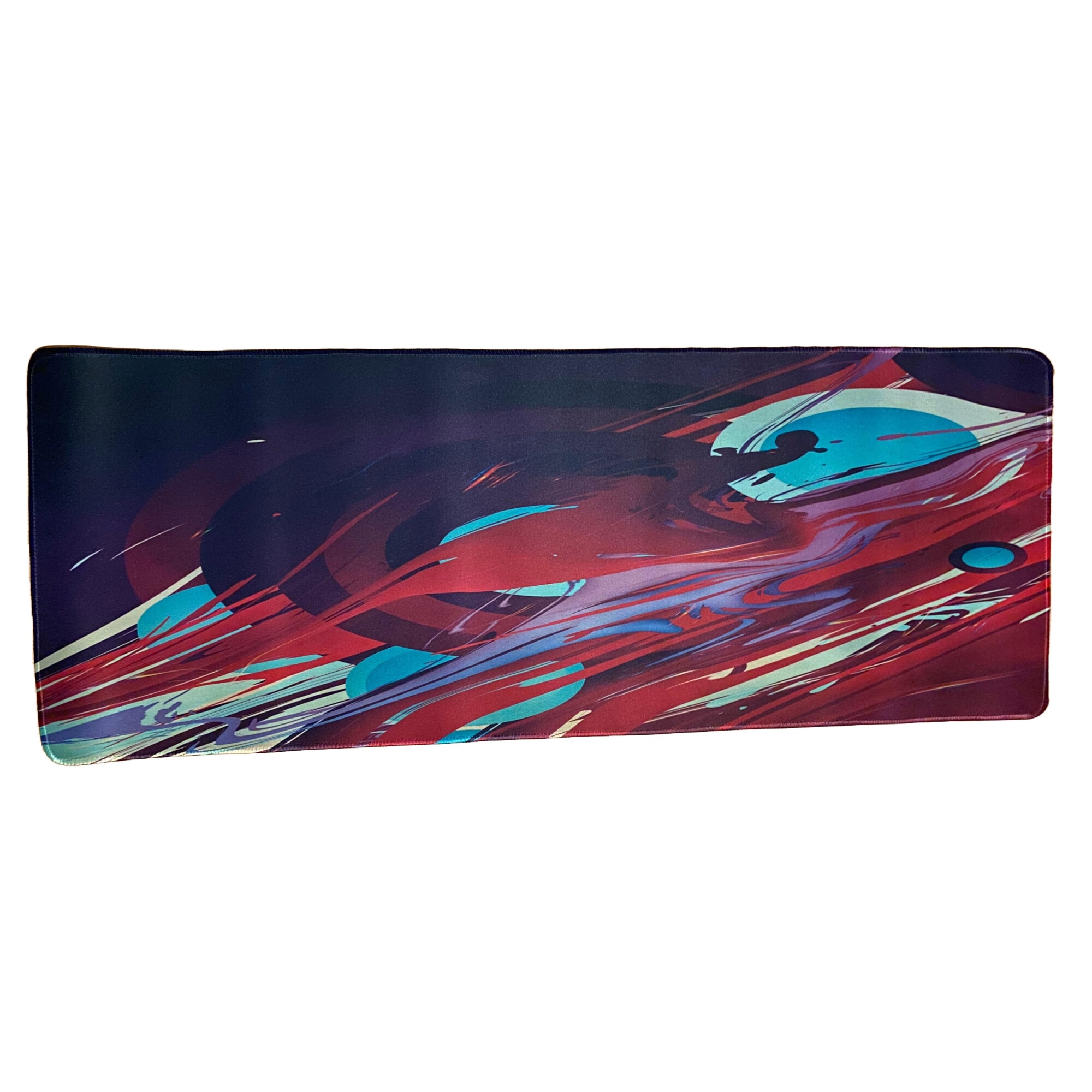 Imagine pentru Mousepad format Deskmat pentru gaming, Abstract Red Space, 800 x 300 x 2 mm