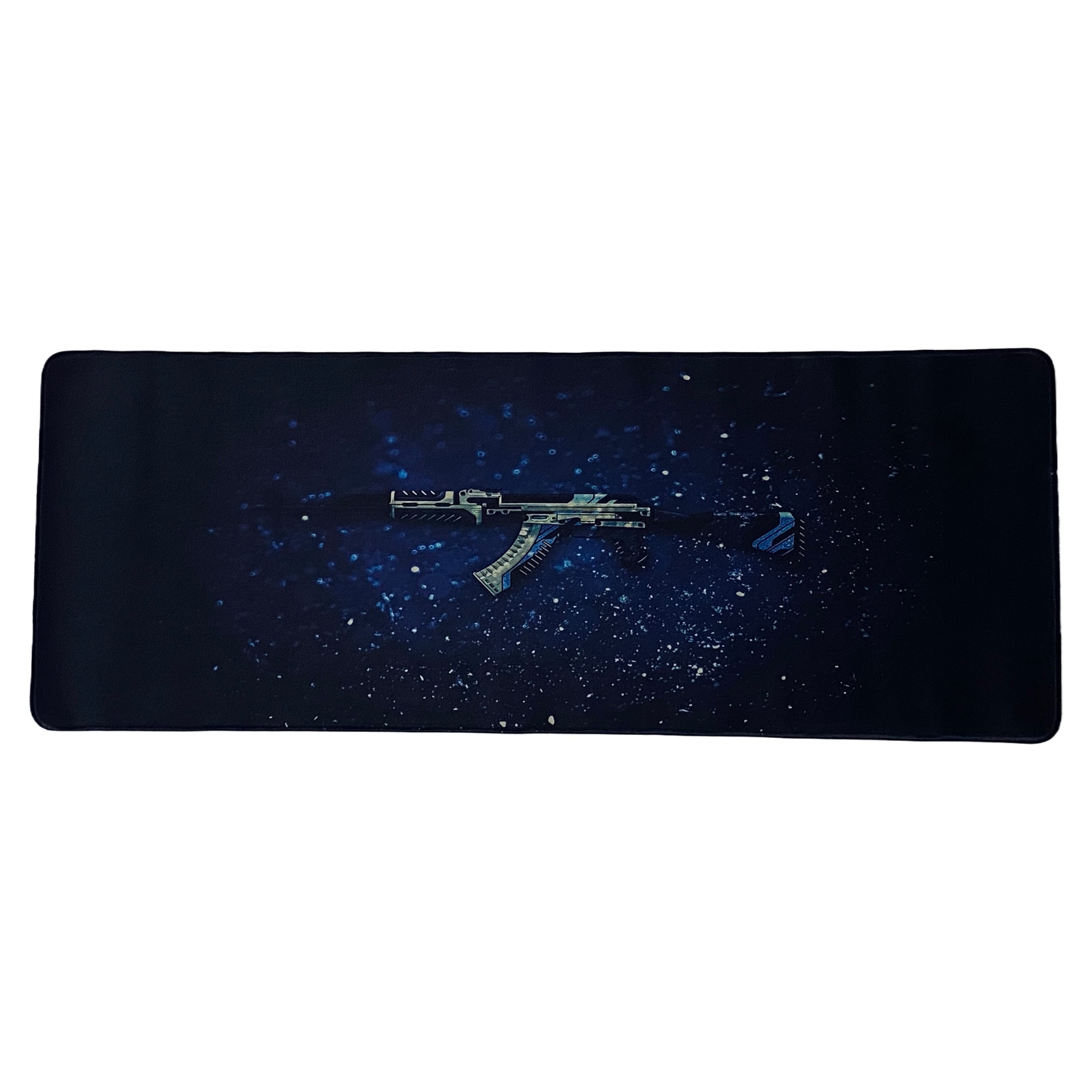 Imagine pentru Mousepad format Deskmat pentru gaming, Blue Assault Rifle 800 x 300 x 2 mm