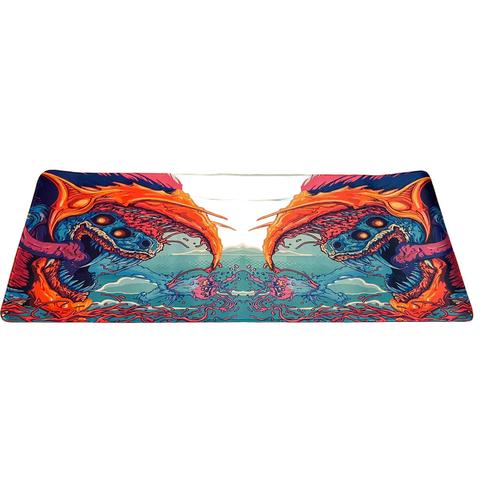 Imagine pentru Mousepad format Deskmat pentru gaming, Double Kaiju Monster, 1000 x 500 x 3 mm