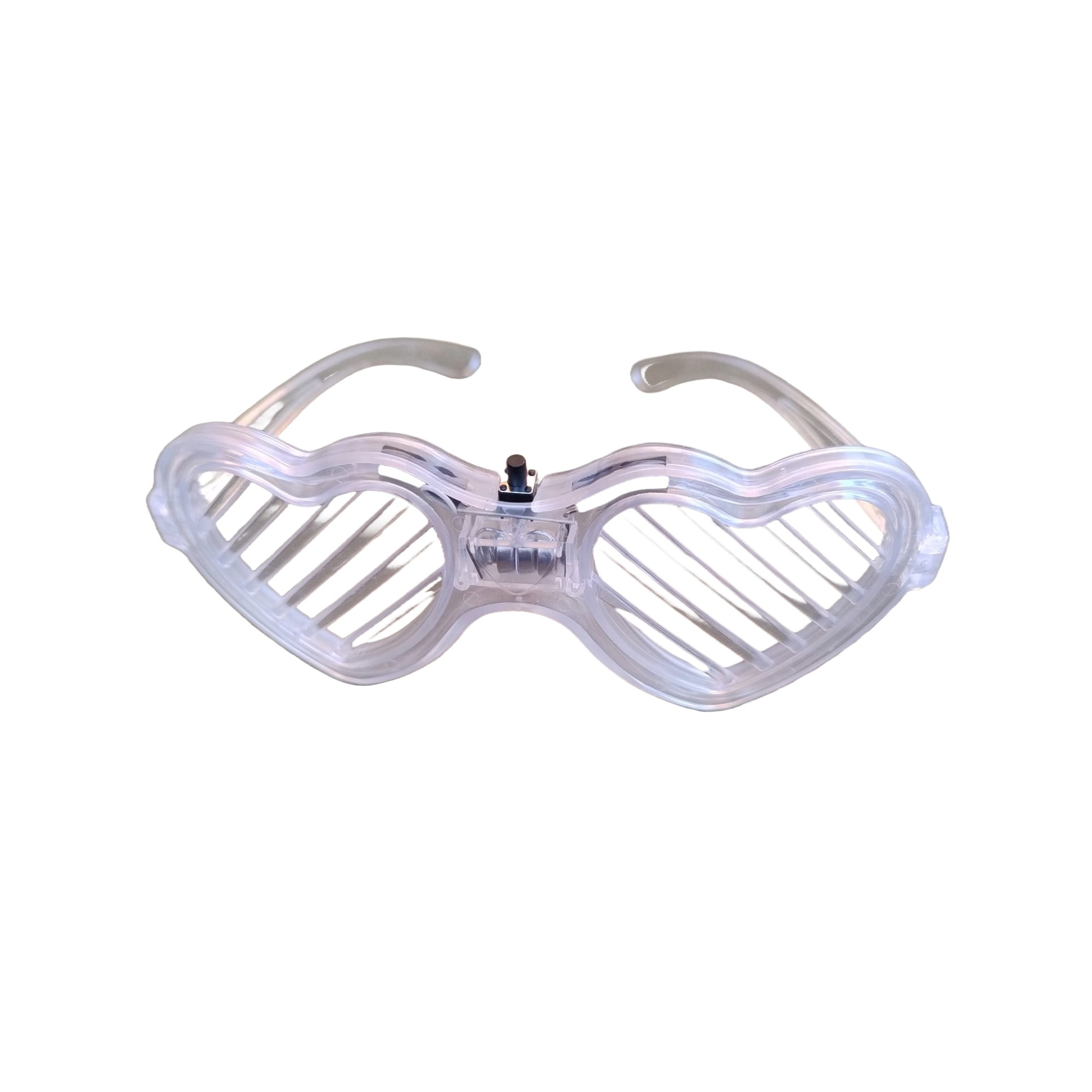 Imagine pentru Ochelari pentru petrecere LED, in forma de inima, culoare alb