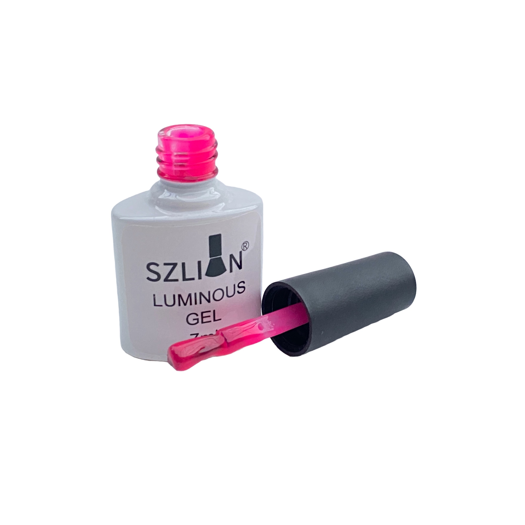 Imagine pentru Oja de tip Gel luminos pentru unghii, 7 ml, culoarea nr 1, Fucsia