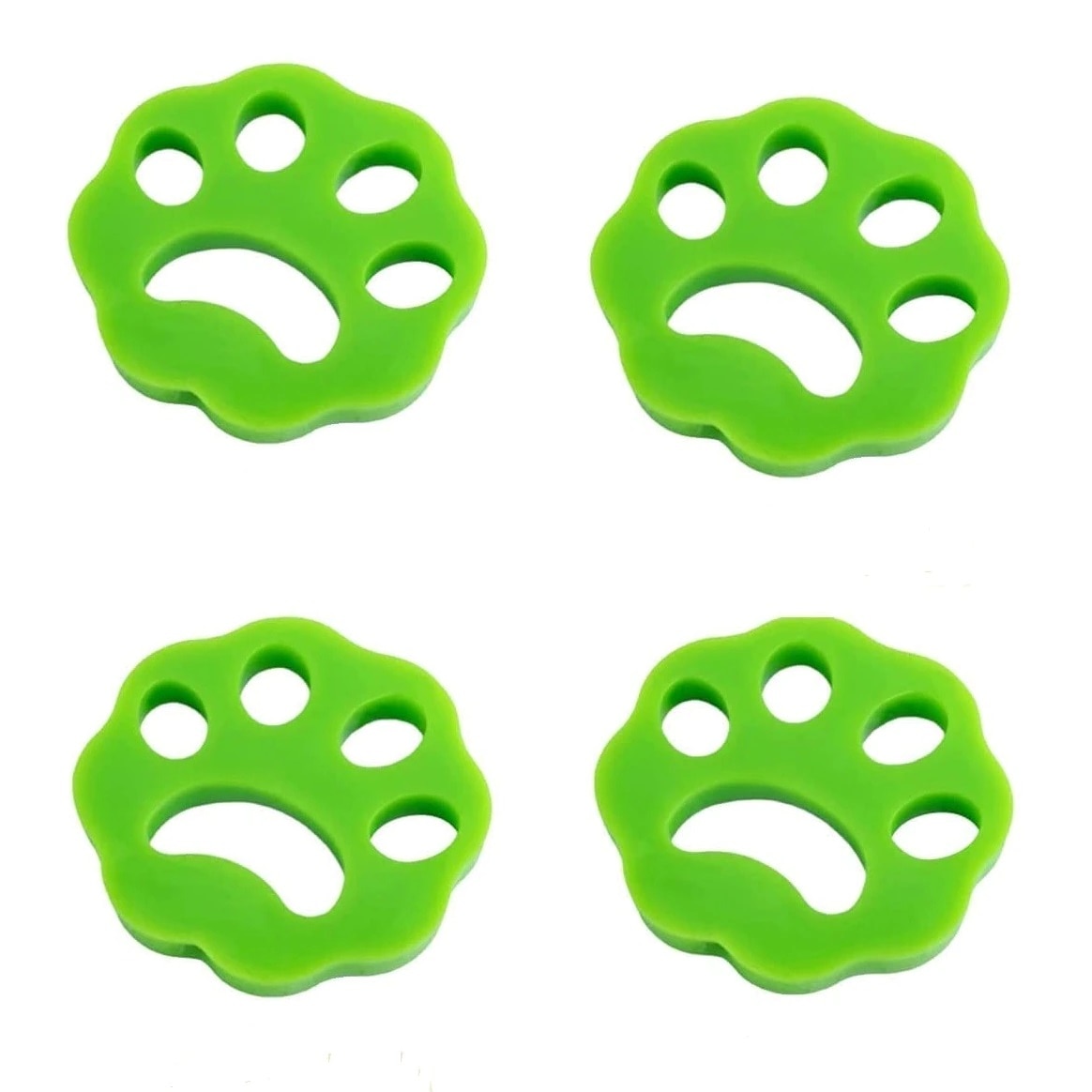 Imagine pentru Set 4 Discuri reutilizabile din silicon captator par si scame pentru masina de spalat