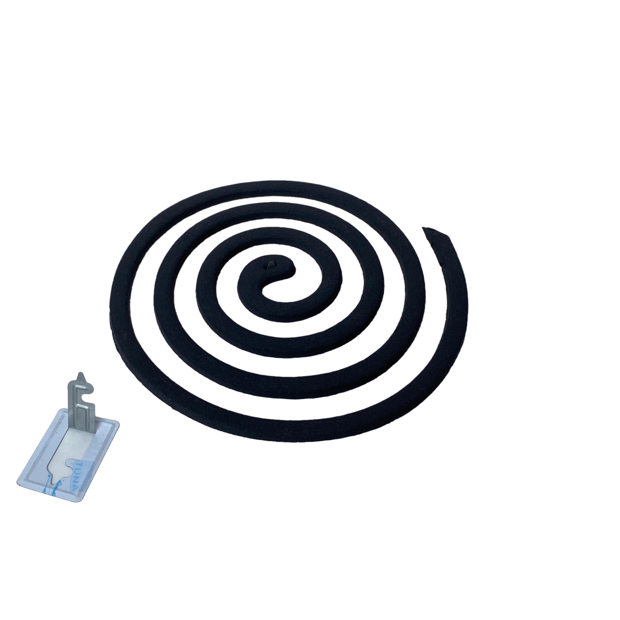 Imagine pentru Spirale impotriva tantarilor, negre, set 10 bucati plus suport, pentru exterior