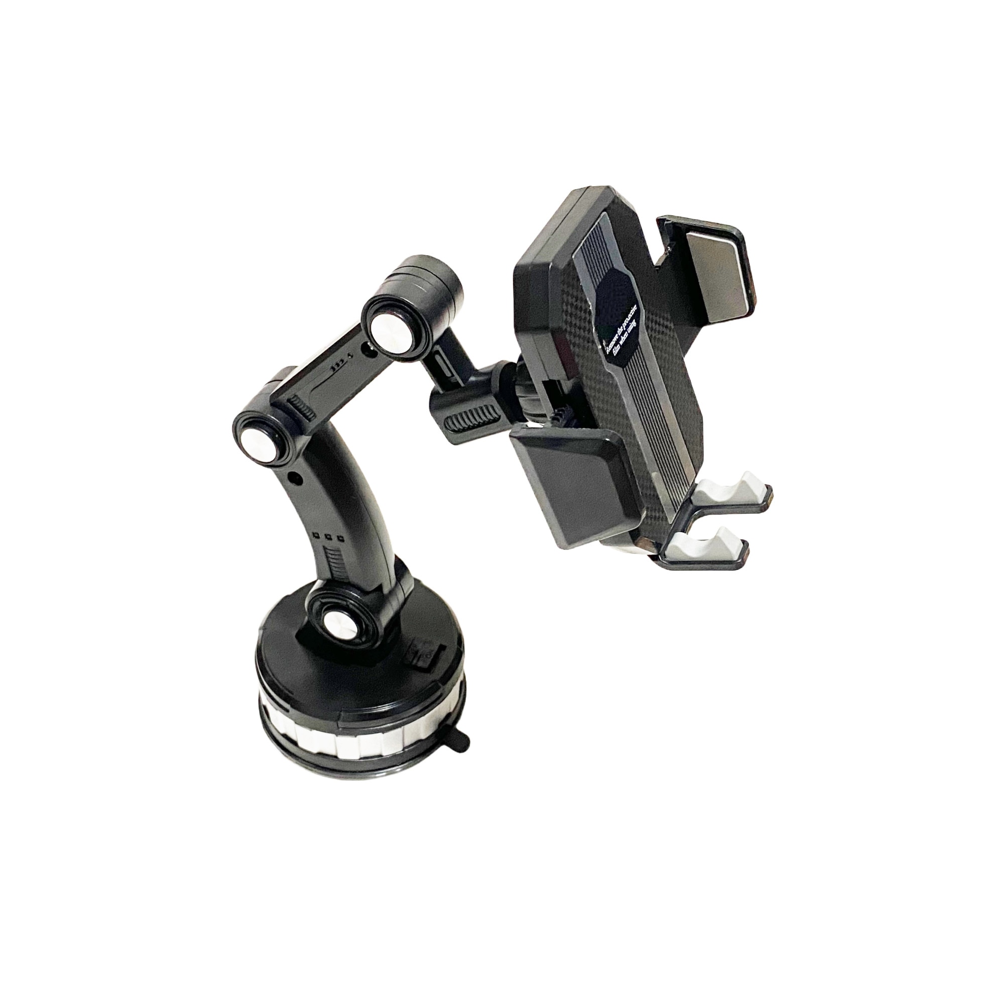 Imagine pentru Suport auto telefon cu ventuza, Brat extensibil, Rotire 360, negru